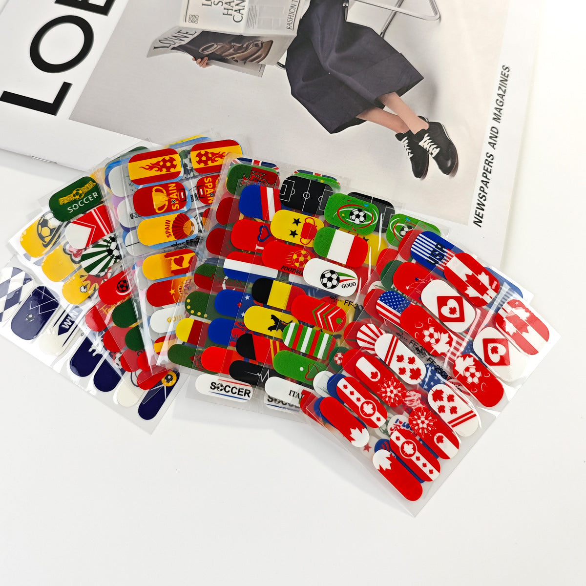 ⚽️Show Your True Colors This Gameday!  (Including nail art tools)