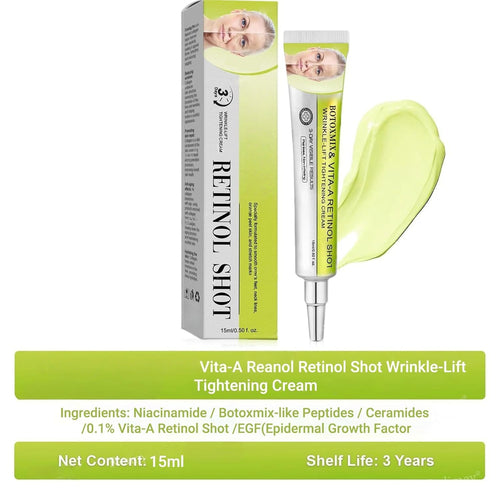 🙂The Vita A Retinal Shot Tightening Booster | with Retinal, Matryxyl, Pore Minimizer, Wrinkles & Fine Lines, Firmer Skin, 15ml, Retinol Skincare