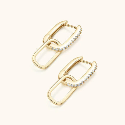1-pair Moissanite Earrings