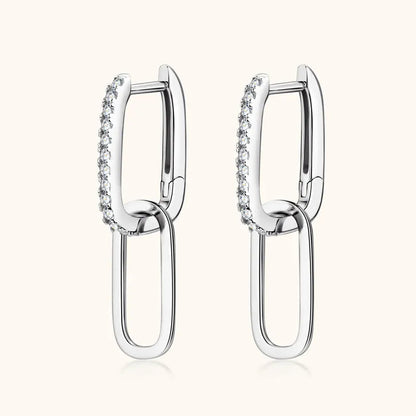 1-pair Moissanite Earrings