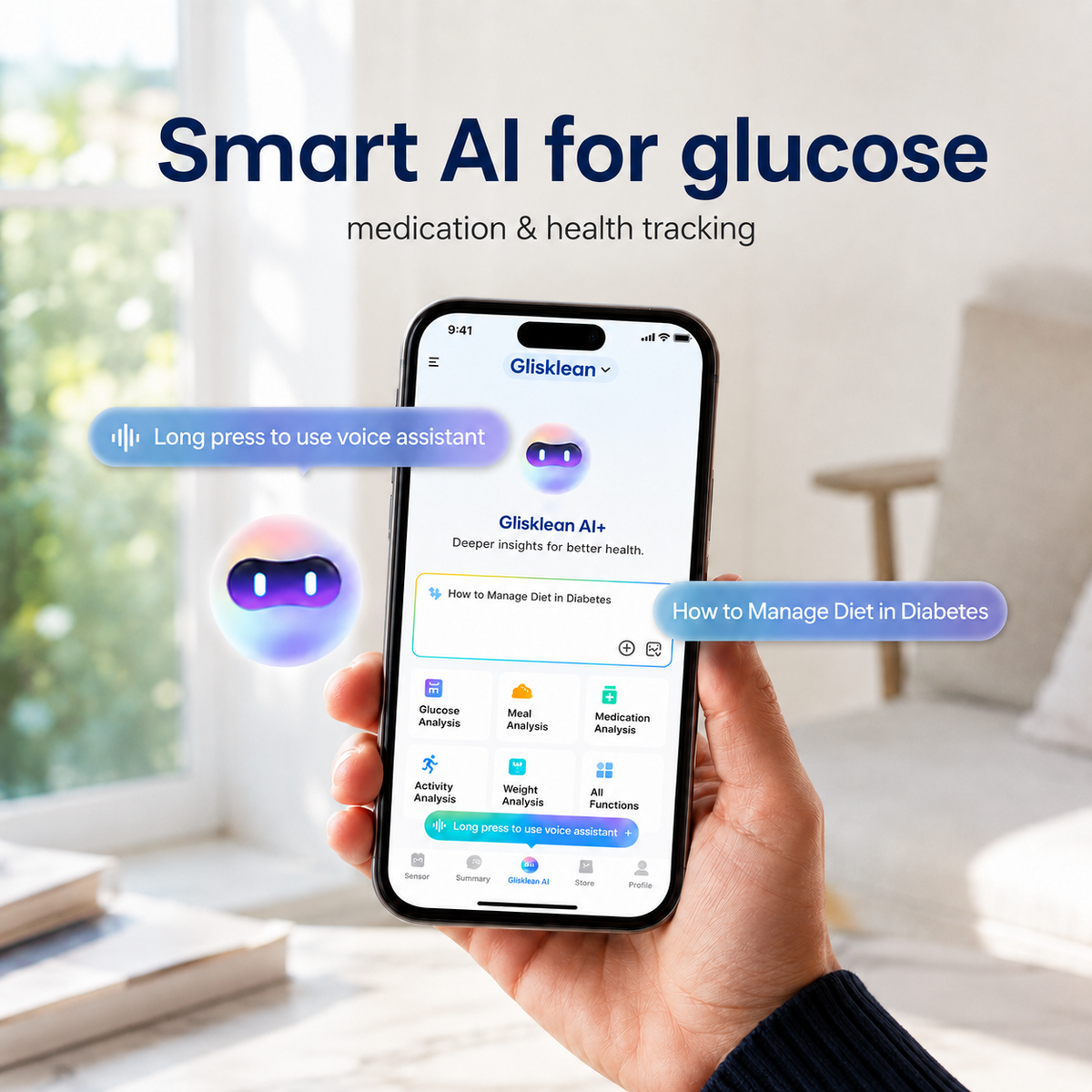 Glisklean® Smart Continuous Glucose Monitoring System