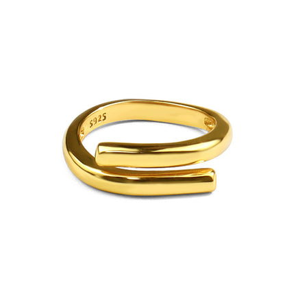 Creative versatile metal texture ring